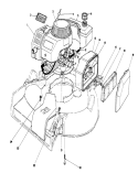Engine Diagram and Parts List for 16785 7000001-7999999 - 1987 Toro Lawn Mower