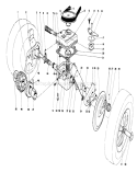 Gear Case Assembly Diagram and Parts List for 16785 7000001-7999999 - 1987 Toro Lawn Mower