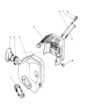 Muffler Assembly Diagram and Parts List for 16785 8000001-8007011 - 1988 Toro Lawn Mower