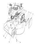 Engine Diagram and Parts List for 16785 8000001-8007011 - 1988 Toro Lawn Mower