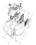 Page F Diagram and Parts List for 16785 8000001-8007011 - 1988 Toro Lawn Mower