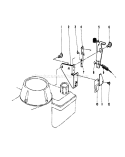 Brake Assembly Diagram and Parts List for 16785 8007012-8999999 - 1988 Toro Lawn Mower