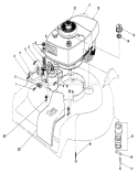 Engine Diagram and Parts List for 16793 8000001-8999999 - 1988 Toro Lawn Mower