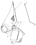Bagging Kit Diagram and Parts List for 16793 0000001-0999999 - 1990 Toro Lawn Mower