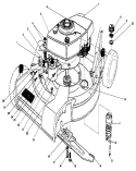 Engine Diagram and Parts List for 16793 0000001-0999999 - 1990 Toro Lawn Mower