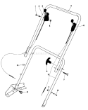Page K Diagram and Parts List for 16870 0000001-0999999 - 1980 Toro Lawn Mower