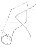 Giant Bag Diagram and Parts List for 16870 0000001-0999999 - 1980 Toro Lawn Mower