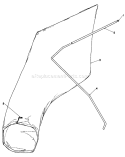 Giant Bag Diagram and Parts List for 16860 1000001-1999999 - 1981 Toro Lawn Mower