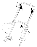 Page M Diagram and Parts List for 16860 1000001-1999999 - 1981 Toro Lawn Mower