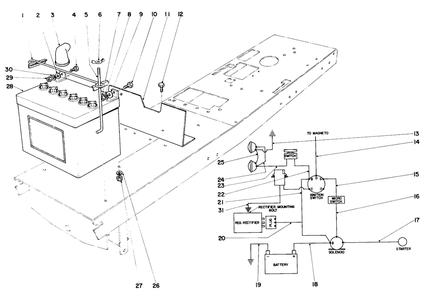 940 Electrical Assembly Diagram and Parts List for 55150 9000001 - 9999999 Toro Lawn Tractor