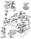 Carburetor Assembly Diagram and Parts List for 16880 0000001-0999999 - 1980 Toro Lawn Mower