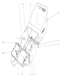 Part Location Diagram of 38-1232 Toro Bag Shell