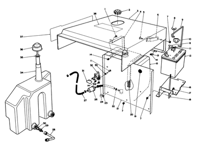 Part Location Diagram of 54-2010 Toro DISCONTINUED