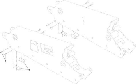 Wear Block Assembly No. 136-5835 Diagram and Parts List for 136-5835  Toro Lawn Tractor Accessories