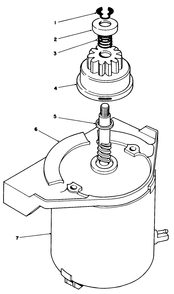 Starter Motor Assembly No. 53-4500 Diagram and Parts List for 20624 7000001 - 7999999 Toro Lawn Mower