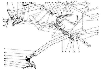 Part Location Diagram of 21-2860 Toro Bracket-Push Arm