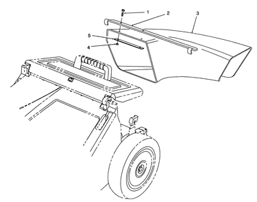 Side Dlscharge Chute Model No. 59112 (Optional) Diagram and Parts List for 26621B 2000001 - 2999999 Toro Lawn Mower