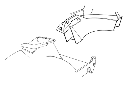 Side Discharge Chute Model No. 59168 (Optional) Diagram and Parts List for 20531 9000001 - 9999999 Toro Lawn Mower