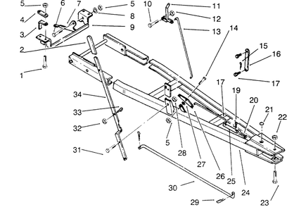 Part Location Diagram of 9329624 Toro Pin-Clevis