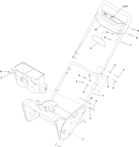 Part Location Diagram of 147-1795 Toro Dash Panel Assembly, Generic Snow
