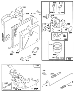 Engine Model 122702-0182-01 Diagram and Parts List for 20906B 1000001 - 1999999 Toro Lawn Mower