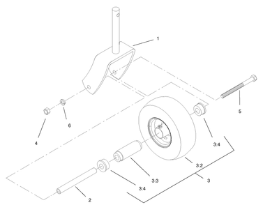 Part Location Diagram of 54-0380 Toro DISCONTINUED