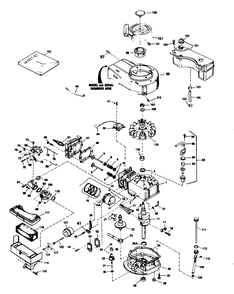 Engine Tecumseh Model No. Tvs100-44014b Diagram and Parts List for 20780C 8000001 - 8999999 Toro Lawn Mower