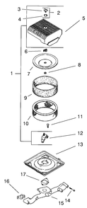 Group 10-Air Filter (Model 73471 Only) Diagram and Parts List for 73471 9900001 - 9999999 Toro Lawn Tractor