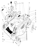 Part Location Diagram of 40-9961 Toro Housing