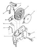 Rewind Starter No. 590531 Diagram and Parts List for 18005 2000001-2999999 - 1982 Toro Lawn Mower