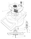 Part Location Diagram of 80-0510-03 Toro Stiffener-Blade