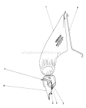 Part Location Diagram of 3256-49 Toro Washer-Flat