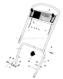 Part Location Diagram of 11-1959 Toro Control Plate