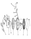 Rewind Starter No. 590450a Diagram and Parts List for 18015 0000001-0999999 - 1980 Toro Lawn Mower