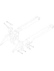Loader Arm Assembly No. 145-3225 Diagram and Parts List for 22352 412900000 - 999999999 Toro Lawn Tractor Accessories