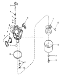 Carburetor Assembly Diagram and Parts List for 18060 8000001-8999999 - 1978 Toro Lawn Mower