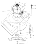 Engine Diagram and Parts List for 18060 8000001-8999999 - 1978 Toro Lawn Mower