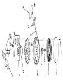 Rewind Starter No. 590450a Diagram and Parts List for 18070 2000001-2999999 - 1972 Toro Lawn Mower