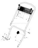 Handle Assembly Diagram and Parts List for 18095 9000001-9999999 - 1979 Toro Lawn Mower