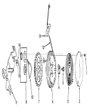 Rewind Starter No. 590450a Diagram and Parts List for 18171 1000001-1999999 - 1971 Toro Lawn Mower