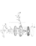 Rewind Starter No. 590450a Diagram and Parts List for 18214 9000001-9999999 - 1969 Toro Lawn Mower