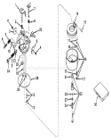 Carburetor Diagram and Parts List for 18208 1000001-1999999 - 1971 Toro Lawn Mower
