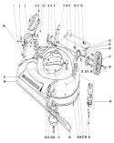Page J Diagram and Parts List for 18257 2000001-2999999 - 1972 Toro Lawn Mower