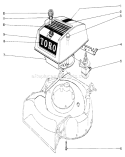 Part Location Diagram of 8-5420 Toro Shroud, Engine