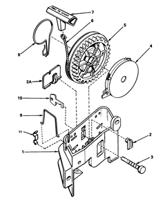Starter No. 590531 Diagram and Parts List for 16299 5000001 - 5999999 Toro Lawn Mower