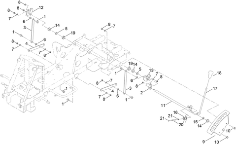 Part Location Diagram of 134-3747 Toro Screw-Hhf