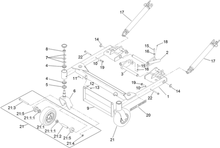 Part Location Diagram of 135-5963 Toro Bearing-Ball