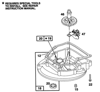 Engine Briggs & Stratton Model 95902-3153-01 Diagram and Parts List for 16410 3900001 - 3999999 Toro Lawn Mower