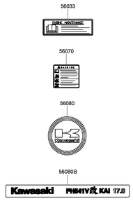 Label Assembly Diagram and Parts List for 38684 (290000001-290999999)(2009) Toro Lawn Mower