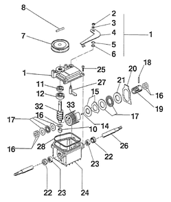 Gear Case Assembly 93-4073 Diagram and Parts List for 21013 9900001 - 9999999 Toro Lawn Mower